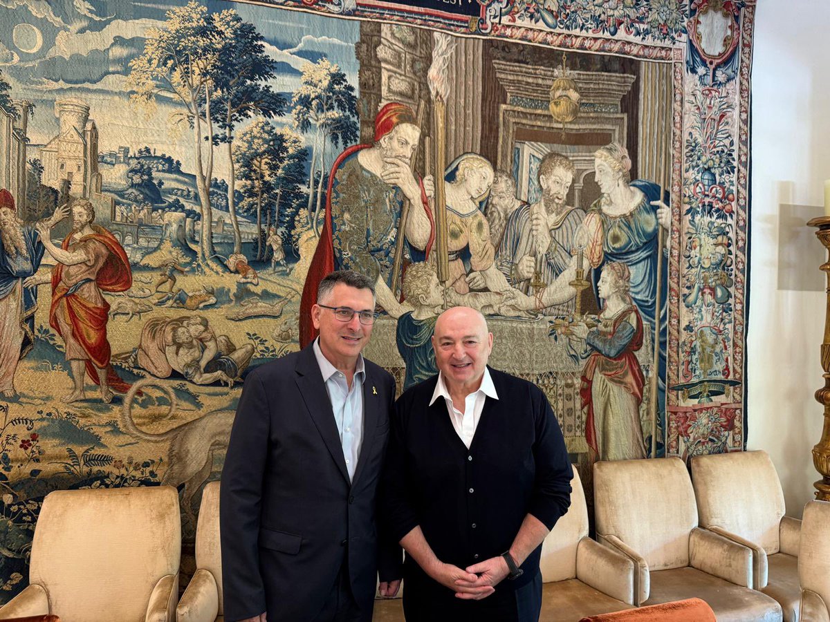 European Jewish Congress (@eurojewcong) on Twitter photo Newly elected EJC President Dr Moshe Kantor held a very productive meeting with Israeli Foreign Minister <a href="/gidonsaar/">Gideon Sa'ar | גדעון סער</a> in Jerusalem.
Dr Kantor expressed and reaffirmed the unwavering solidarity of European Jewish communities with the State of Israel during these challenging times. Newly elected EJC President Dr Moshe Kantor held a very productive meeting with Israeli Foreign Minister <a href="/gidonsaar/">Gideon Sa'ar | גדעון סער</a> in Jerusalem.
Dr Kantor expressed and reaffirmed the unwavering solidarity of European Jewish communities with the State of Israel during these challenging times.