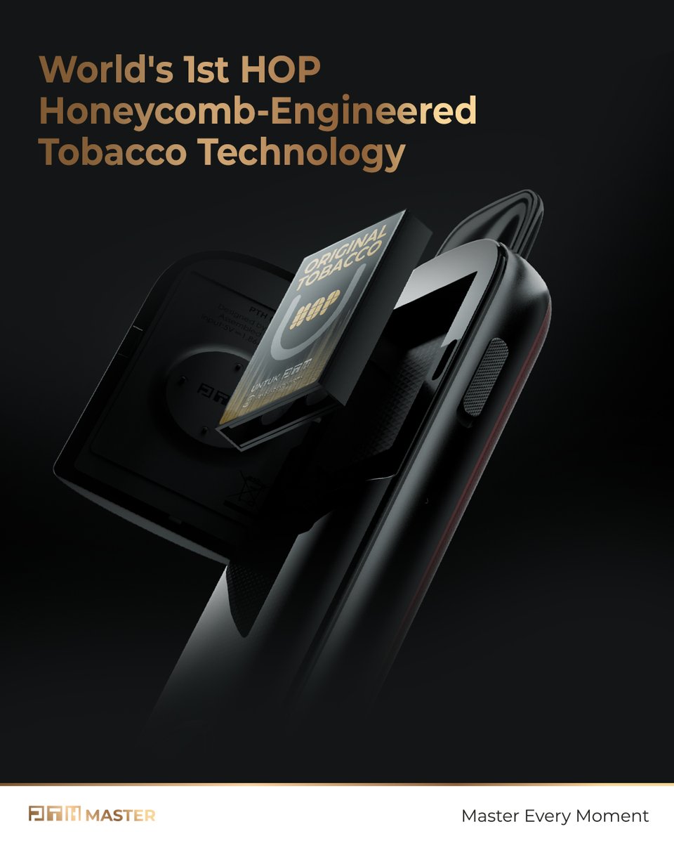 firstuniontech's tweet photo. 3 Ways It’s Redefining Heat

→ World's 1st Hexa-Core Electromagnetic Distributed Heating.
→ AI-Driven Temperature Control，Stable Flavor Output.
→ World's 1st HOP Honeycomb-Engineered Tobacco Technology.
→ Switch between Ultra mode's instant intensity and Eco mode's smooth. https://t.co/tJkn6OKYul