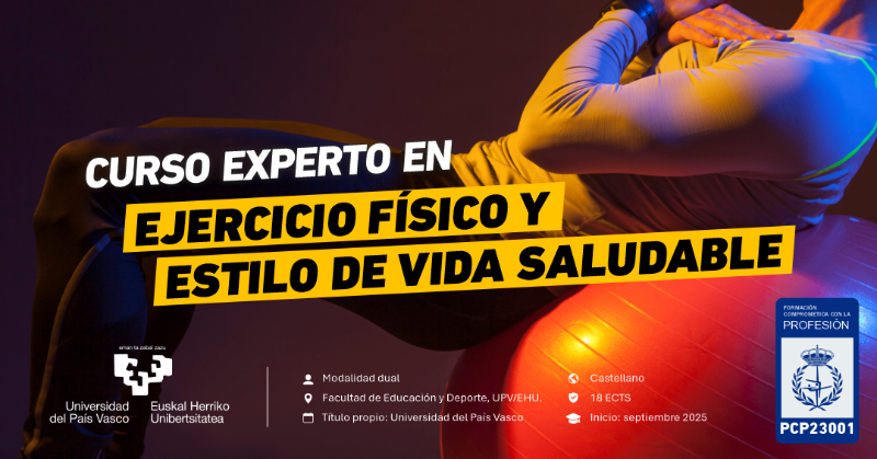 ConsejoCOLEF's tweet photo. #PostgradosComprometidosEFD

👟 @EHUargitalpenak lanza una nueva edición del posgrado en Ejercicio Físico y Estilo de Vida Saludable para tituladas/os en CAFyD‼️

👀 Incluye prácticas presenciales, seminarios aplicados y recursos online.
⏰ Inicio en SEPTIEMBRE de 2025.

+ℹ️👇🏻