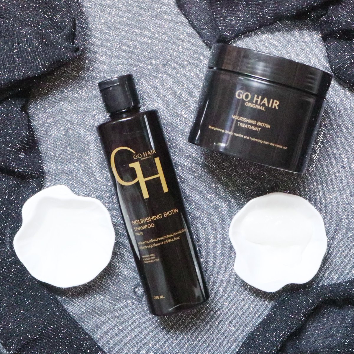 2 สเต็ปผมสวย #GoHair Nourishing Biotin แชมพู&amp;ทรีทเม้นท์ มีส่วนผสมจาก #BIOTIN Plus จากเยอรมัน ช่วยเสริมสร้างเคราติน เพิ่มความแข็งแรงให้เส้นผม และ #Keratin จากอิตาลี ช่วยฟื้นฟูเส้นผม กระตุ้นการสร้างคอลลาเจน ให้เส้นผมมีความหนามากขึ้น s.shopee.co.th/4VQlkvKIBW #ผมสวย #รีวิวบิวตี้