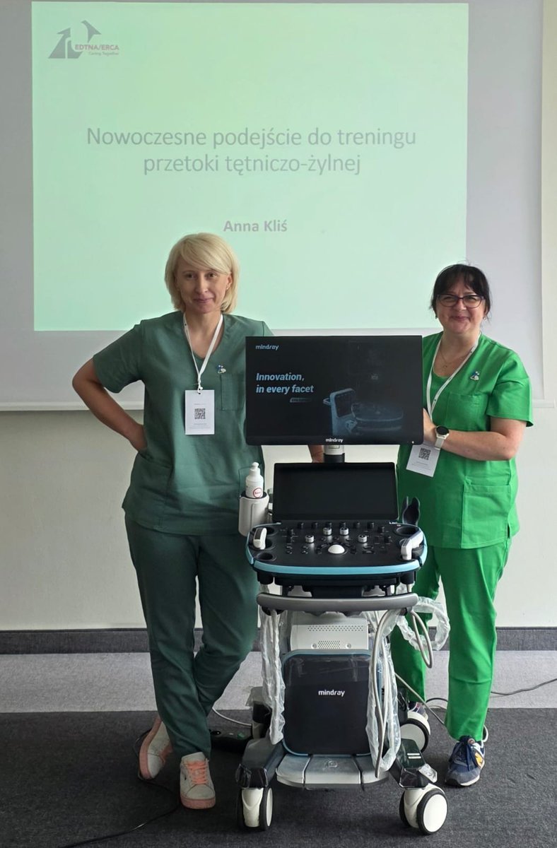 Ambassadors in Action 🇵🇱
Aneta Trzcińska, BA EDTNA/ERCA, made history as the 1st nurse VP of the Polish Vascular Access Club!

At the Katowice Congress (29–31 May), she co-led key workshops, chaired sessions &amp; united 🇵🇱 nurses in #VascularAccess excellence alongside with Anna