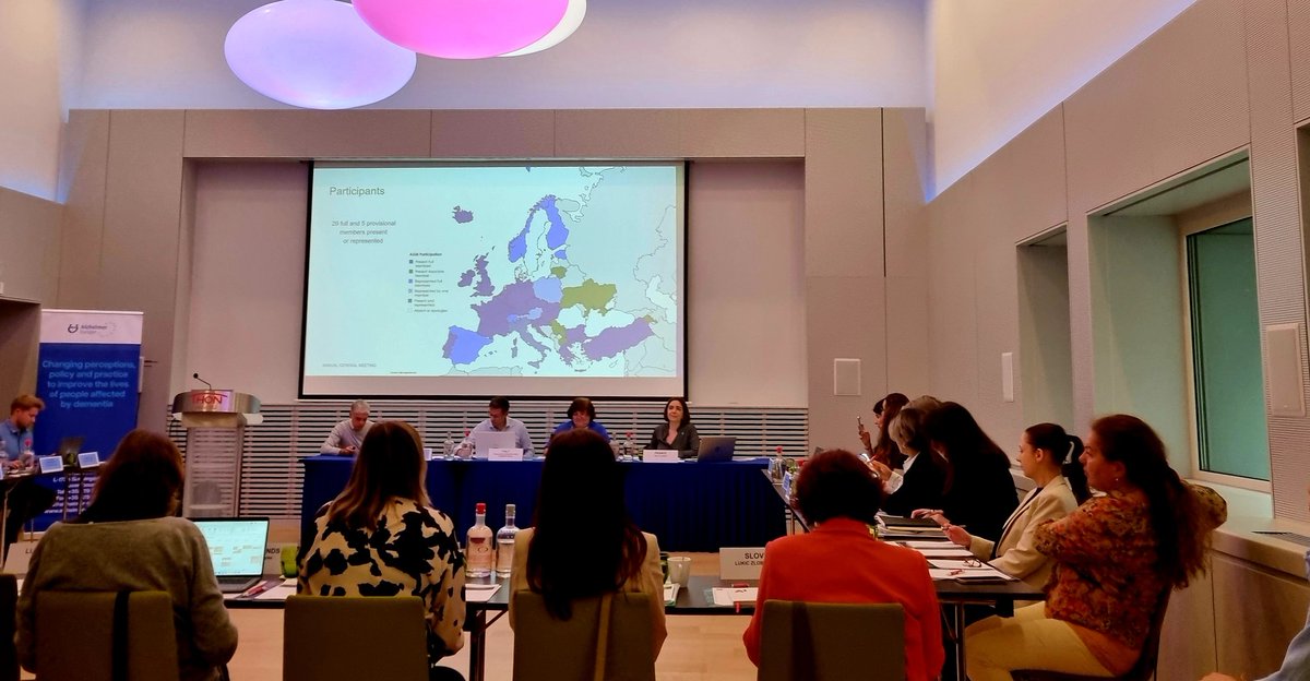 Good morning! We are delighted to welcome national member associations and observers to our Annual General Meeting in Brussels this morning. Our Chairperson Maria do Rosario Zincke dos Reis starts proceedings