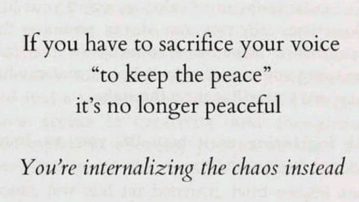 But I hate conflict....