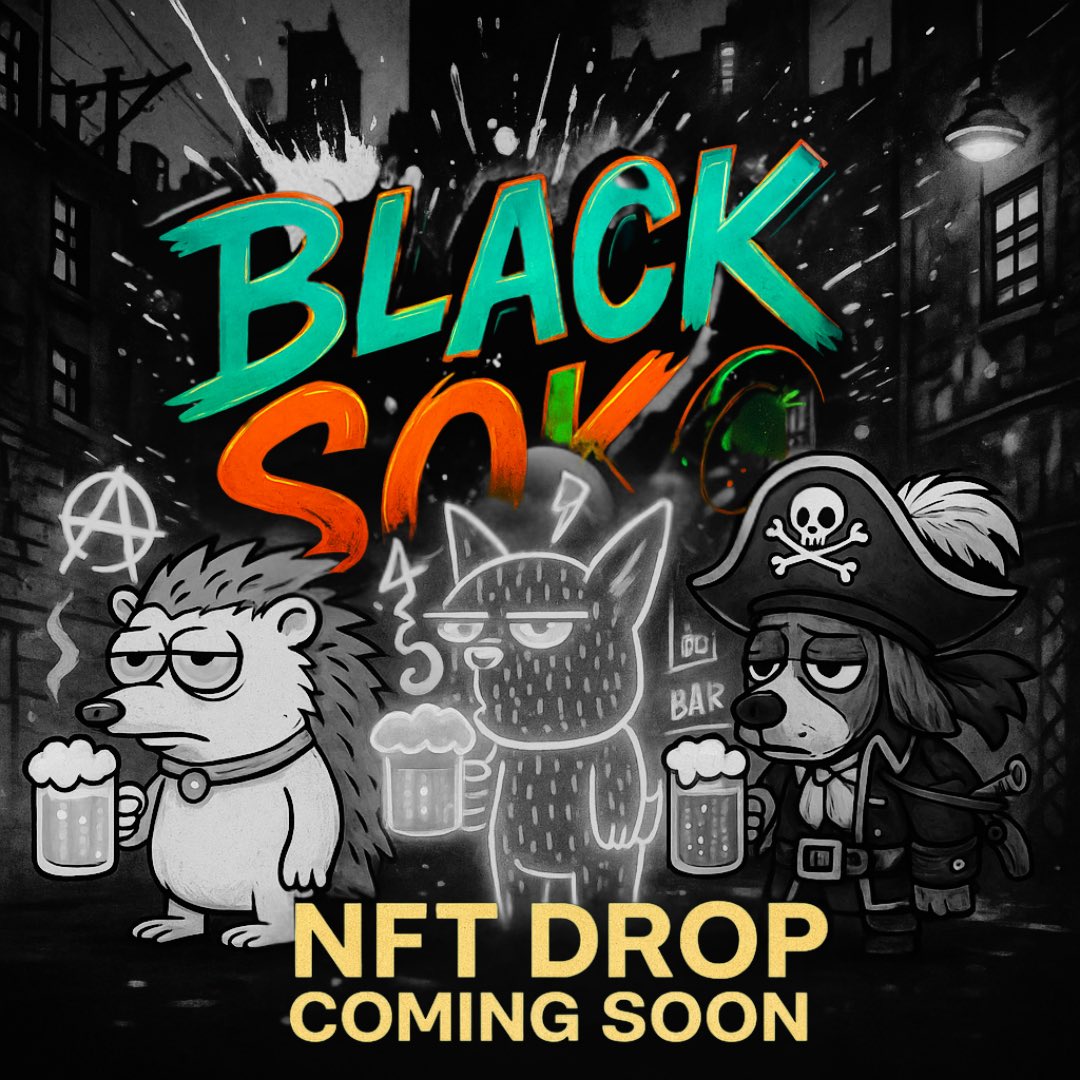 The fourth sale of BLACK SOKO's NFT has sold out.

 We are now working on a new NFT.
 Please wait for a while until the next sale.✨

#black__soko #NFTs #nft #getgems