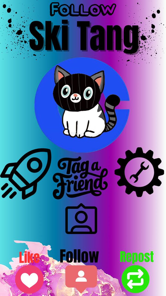 ṢÇØTT💎 (@scottcrypt00) on Twitter photo 🎉 $100 GIVEAWAY ALERT! 🎉
° Follow <a href="/SkiMaskTangCat/">Ski Tang V4</a> on X
° Retweet this post
° Join telegram: t.me/skitanglife
° Tag 3 friends below+drop your eth+screenshot proof
Bonus: Post a $SKTNG meme (extra entry!)
Prizes:
1 Grand Prize: $50
5 Winners: $10 each
Ends 120 hrs 🎉 $100 GIVEAWAY ALERT! 🎉
° Follow <a href="/SkiMaskTangCat/">Ski Tang V4</a> on X
° Retweet this post
° Join telegram: t.me/skitanglife
° Tag 3 friends below+drop your eth+screenshot proof
Bonus: Post a $SKTNG meme (extra entry!)
Prizes:
1 Grand Prize: $50
5 Winners: $10 each
Ends 120 hrs