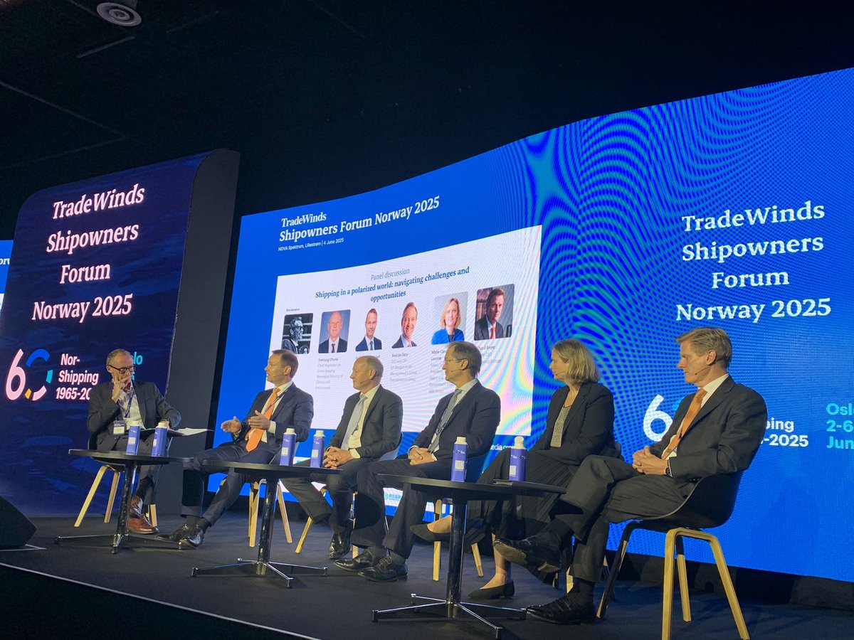 Off and running at the <a href="/tradewinds/">tradewinds</a> forum at <a href="/NorShipping/">Nor-Shipping</a>