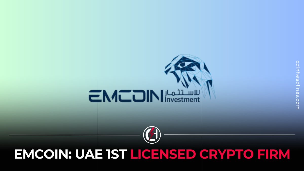 coinheadline's tweet photo. EmCoin secures UAE’s first SCA license to offer regulated virtual asset services.
#EmCoin #UAE #Crypto https://t.co/rZIMbMEiRQ