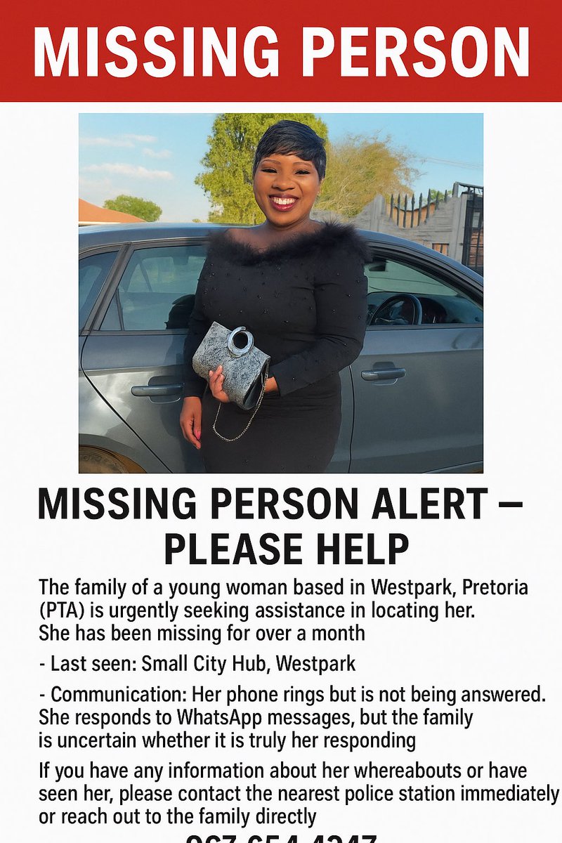 Missing Person Alert 🚨