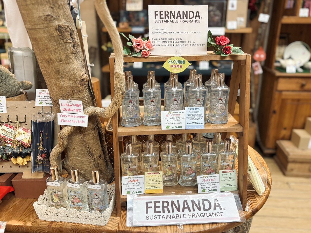 南新町の #ZOOどんぐり共和国 さんに、ジブリ作品とFERNANDAのコラボ
