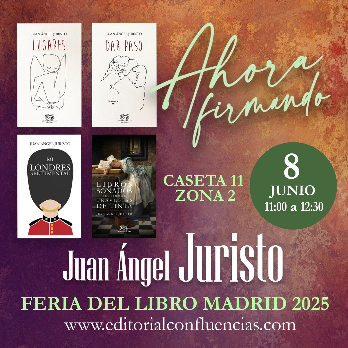 Mañana DOMINGO 8 de 11:00 a 12:30 ¡Te esperamos!
editorialconfluencias.com/producto/libro…