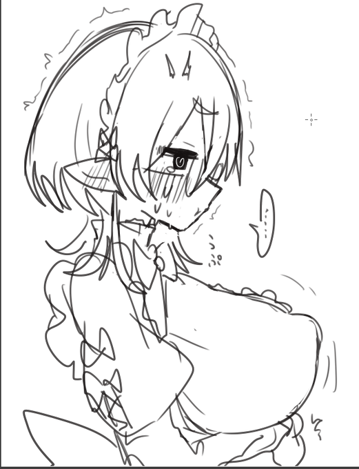 出ないように我慢してるユエーチャン(だしたらお嬢様にさらにお仕置きされるので) 