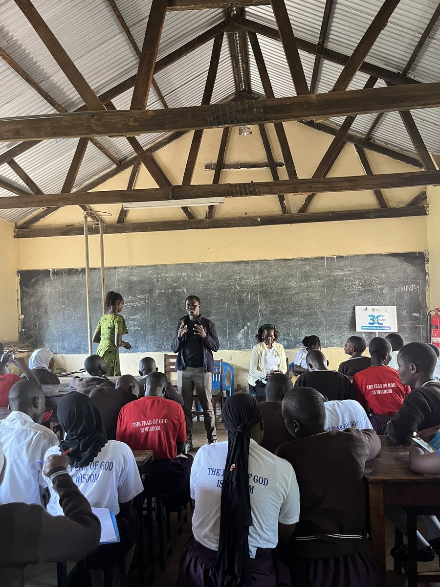 Launching the Children Caring About Cancer Club at Crossroads High School in Soroti District, uniting students to teach them more about cancer, raise awareness in their peers and increase early detection.