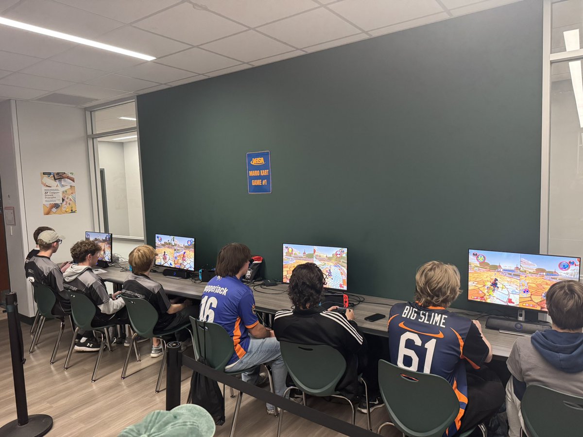 Our chargers 24-25 run has officially ended. Rocket League fought valiantly, FIFA finished 5th/6th, and we won State for Madden and Mario Kart 8!!! We are very proud of all of our competitors. We hope our seniors had fun on their esports journey. Enjoy your summer!