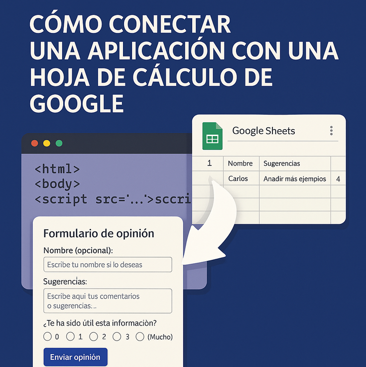 jjdeharo's tweet photo. He escrito un artículo explicando cómo hacer que un programa se conecte a una hoja de cálculo a través de un ejemplo sencillo con una encuesta. Espero que sea de utilidad. https://t.co/1fo5VGiFrw https://t.co/a1ObHeez1C