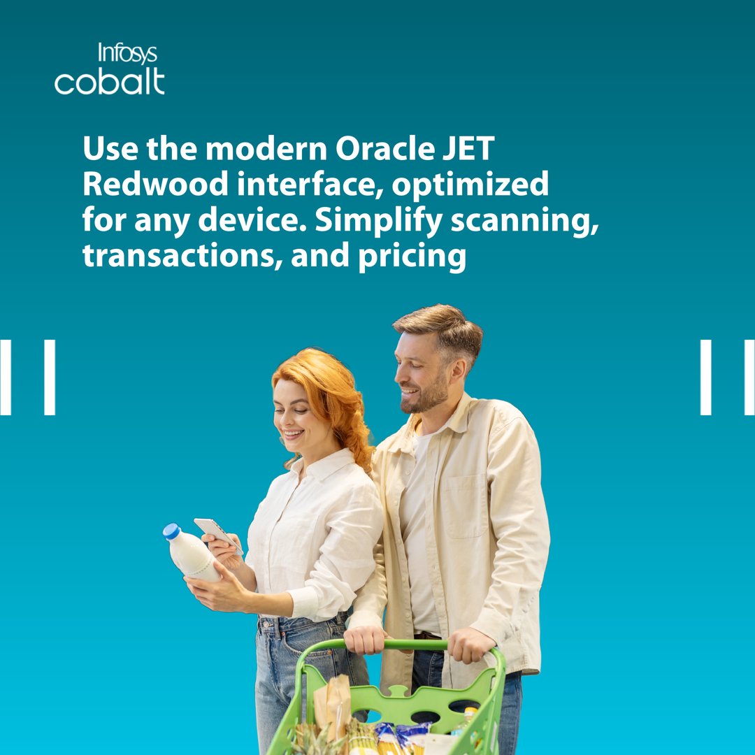 Infosys's tweet photo. Discover how the power of Oracle #XstorePOS 24.0, combined with Infosys' deep expertise, creates a smooth and efficient retail experience from checkout to data analysis. Swipe through to learn more! https://t.co/Gz8fcNku76

#OracleRetail #RetailTech #InfosysOracleServices #InfosysCobalt