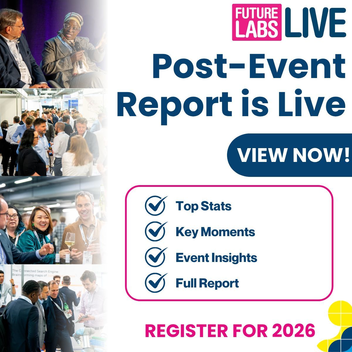 FutureLabs_Live's tweet image. Our post-event report is out now! 📄
There’s so much to unpack—don’t miss your chance to revisit the highlights and see what made this year’s event unforgettable. Take a look now 👀
View here: terrapinn.com/FLABS/PostEven…
🎟️Register for FREE! terrapinn.com/FLABS/Tickets2…
#FutureLabsLive