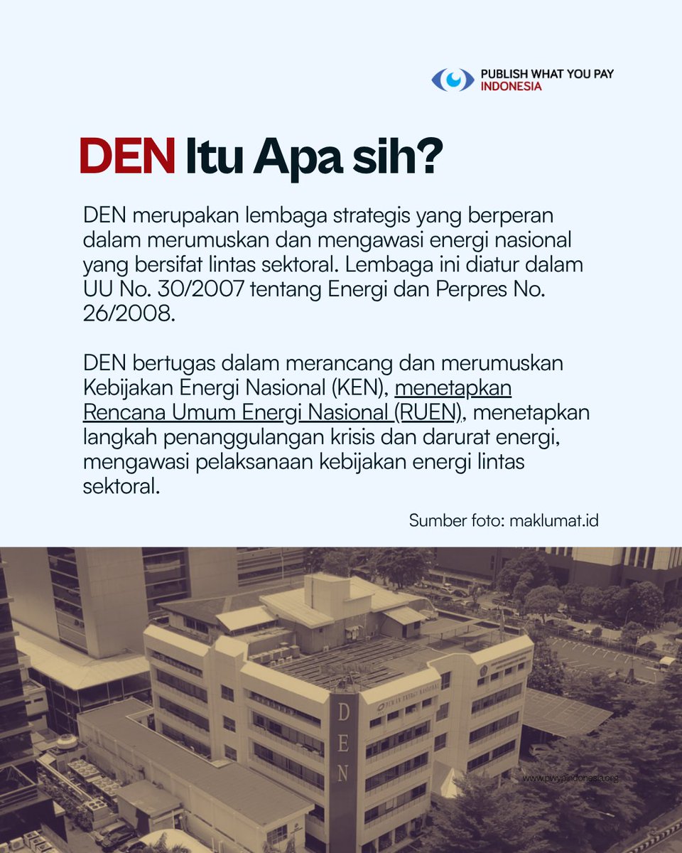 PWYP Indonesia dorong partisipasi perempuan &amp; transparansi dalam seleksi anggota Dewan Energi Nasional (DEN).