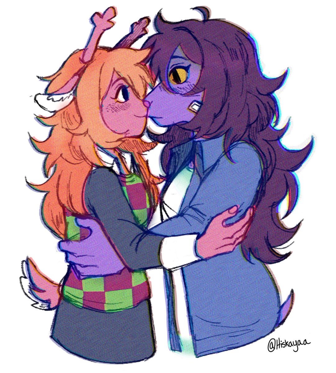 Hiskayaa_'s tweet photo. New Deltarune chapters drop tomorrow!!! Have some old sketches and a new one :3
#DELTARUNE #susiexnoelle #deltarunetomorrow #noellexsusie https://t.co/h3WaWRx1MC