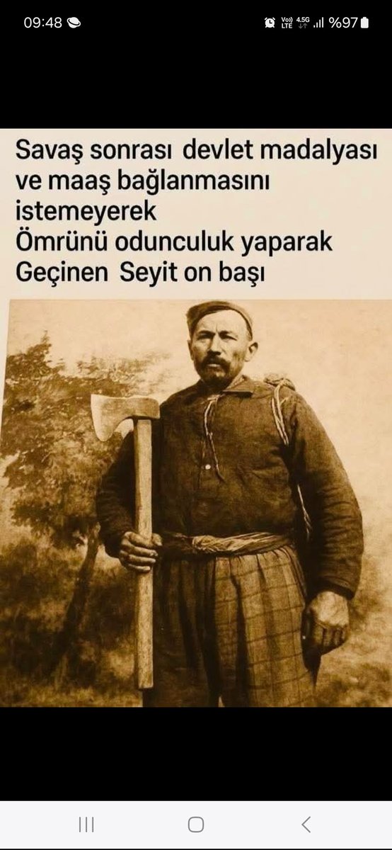 Paranın satın alamadığını daha çok #PARA satın alır diyenlere, #SeyitOnbaşı ların günümüzde de var olduğunu hatırlatın.
Herkesi kendileri gibi zannetmesinler.