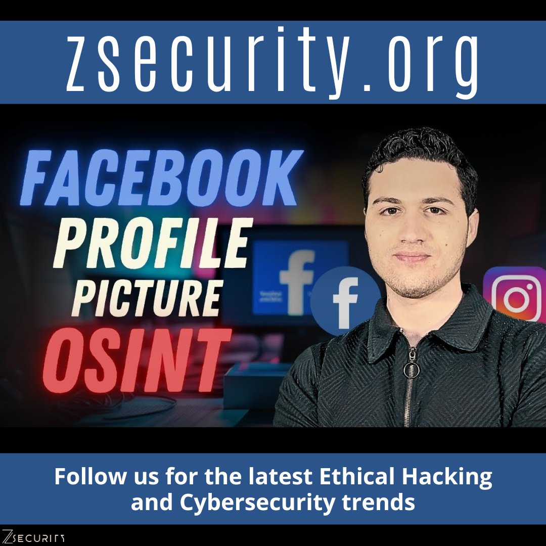 In our latest website post, learn how to find the date and time when a profile picture gets uploaded on Facebook, Instagram, and WhatsApp to improve your OSINT investigation skills!

Learn more 👉 zsecurity.org/find-info-abou…

#EthicalHacking #CyberSecurity #OSINT #LearnToHack #InfoSe