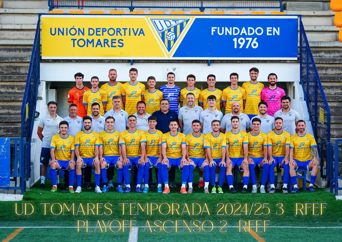 📊 Temporada 24/25 

✅ Mejor posición histórica del club —> 5º clasificado 
✅ Récord de victorias —> 15 
✅ Récord de goles a favor —> 45
✅ Equipo con menos derrotas como local —> 2

💛 Que tiemble la 3RFEF que la UD Tomares estará de vuelta en la 25/26. 😈

#MeQuedoContigo