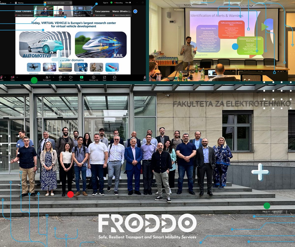 ✅ Day 2 of #FRODDO GA Meeting concluded in Ljubljana! The coordinator presented key progress, plus a special session with #IEXODDUS.

Engaged in workshops on Business Models, KER &amp; communication strategies.

Thanks to Ljubljana University for hosting! 

👉froddo-project.eu/web/