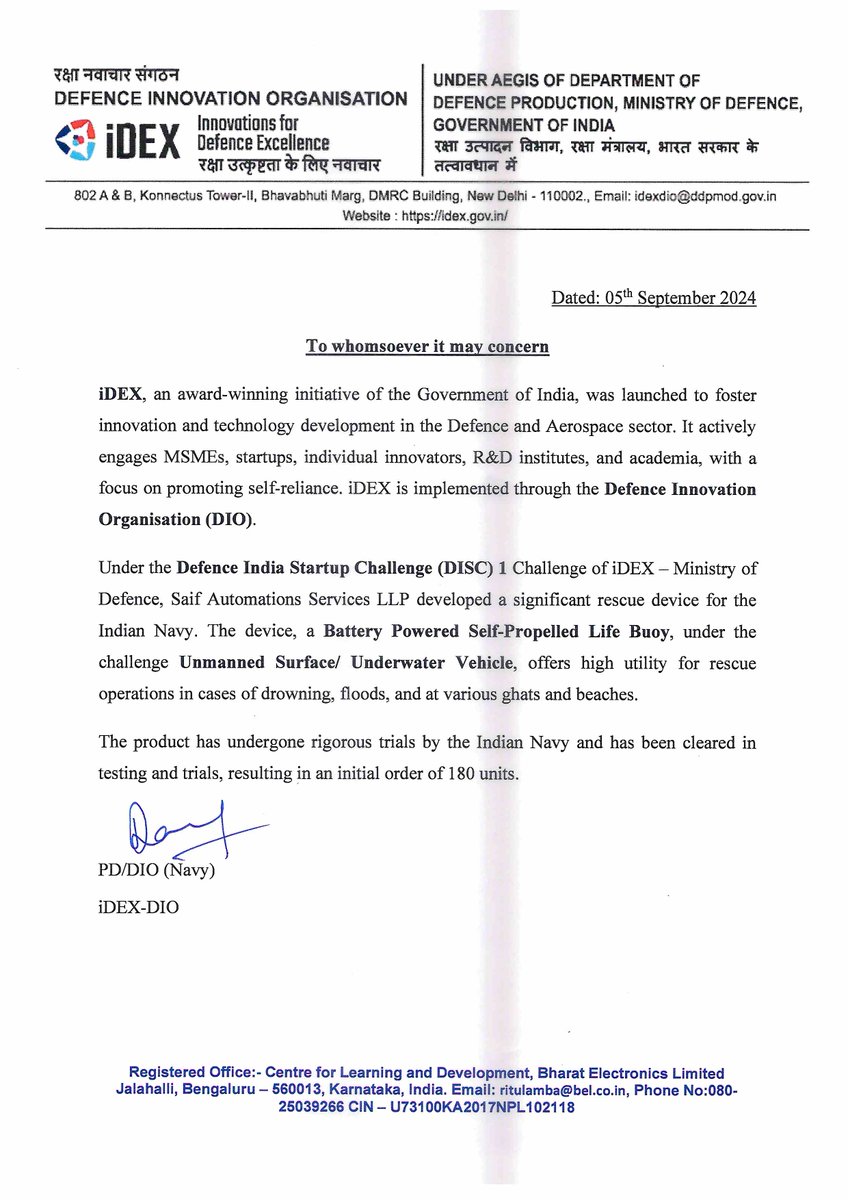 SaifDrones's tweet image. BMC showed courage—cancelled tender for Turkish-made robotic lifebuoys, putting Nation First. Will @TelanganaCMO match that integrity?In Tender 208/SDRF, a Turkish product was favored over a superior Indian Navy co-developed lifebuoy is this Make in India? Time for TFS to step up