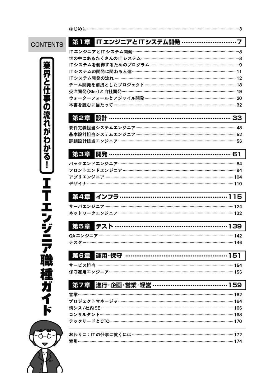 kohgaku's tweet image. 📘大澤文孝先生（ @sour23 ）執筆の
『ITエンジニア職種ガイド』増刷が決定しました！💻✨
プログラマーからインフラ、営業まで、IT業界の職種と仕事の流れがまるごとわかる！
進路選びやキャリアの第一歩におすすめの一冊です。