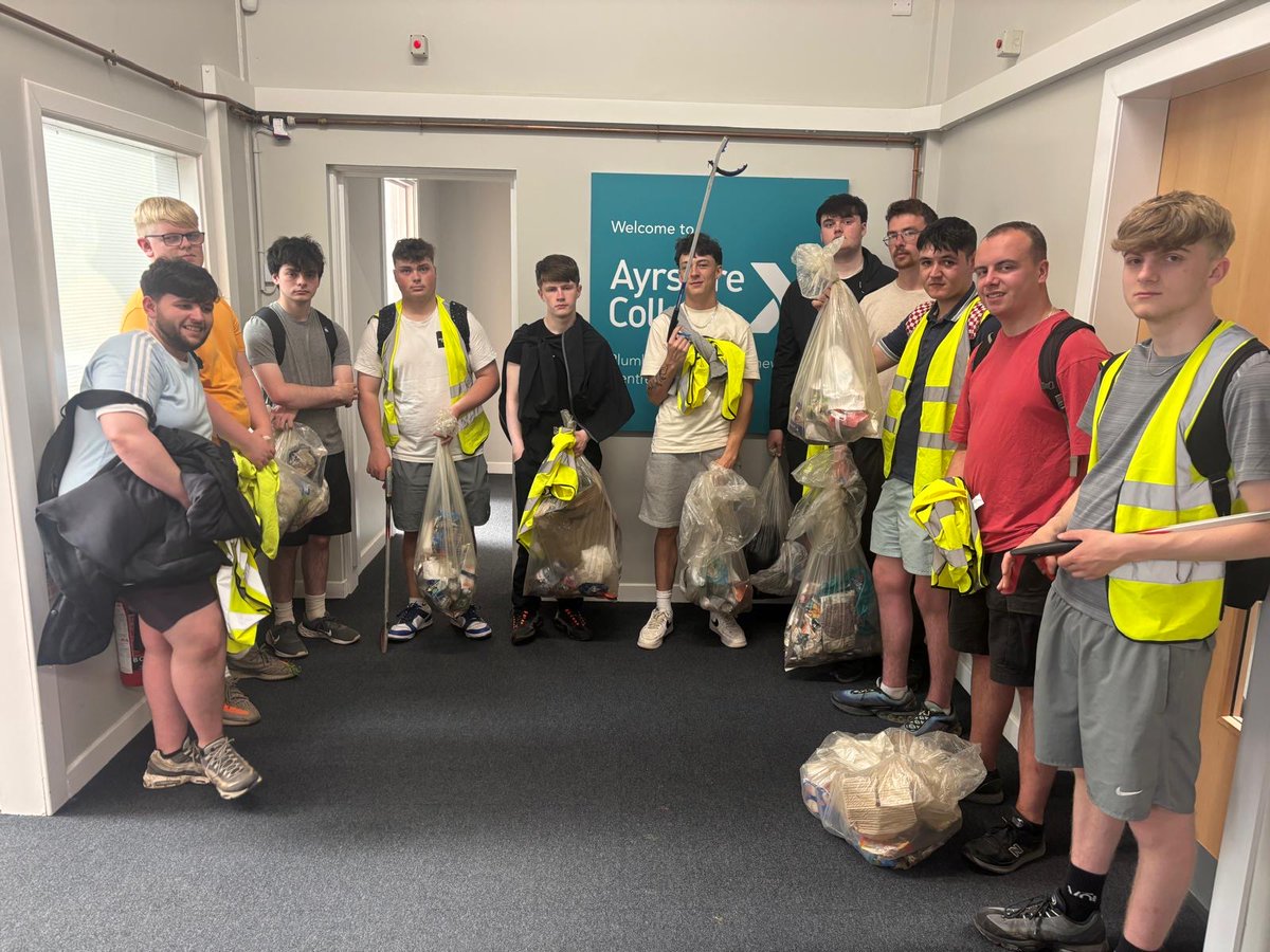Ayrshire College (@ayrshirecoll) on Twitter photo We have been inspired by small acts of kindness that so many people do to benefit our local communities, during Volunteers Week 2025. The Level 4 Plumbing pre-apprentices at Ayr Campus did a litter pick along the River Ayr as a team building exercise last month. Thanks boys! ππ We have been inspired by small acts of kindness that so many people do to benefit our local communities, during Volunteers Week 2025. The Level 4 Plumbing pre-apprentices at Ayr Campus did a litter pick along the River Ayr as a team building exercise last month. Thanks boys! ππ