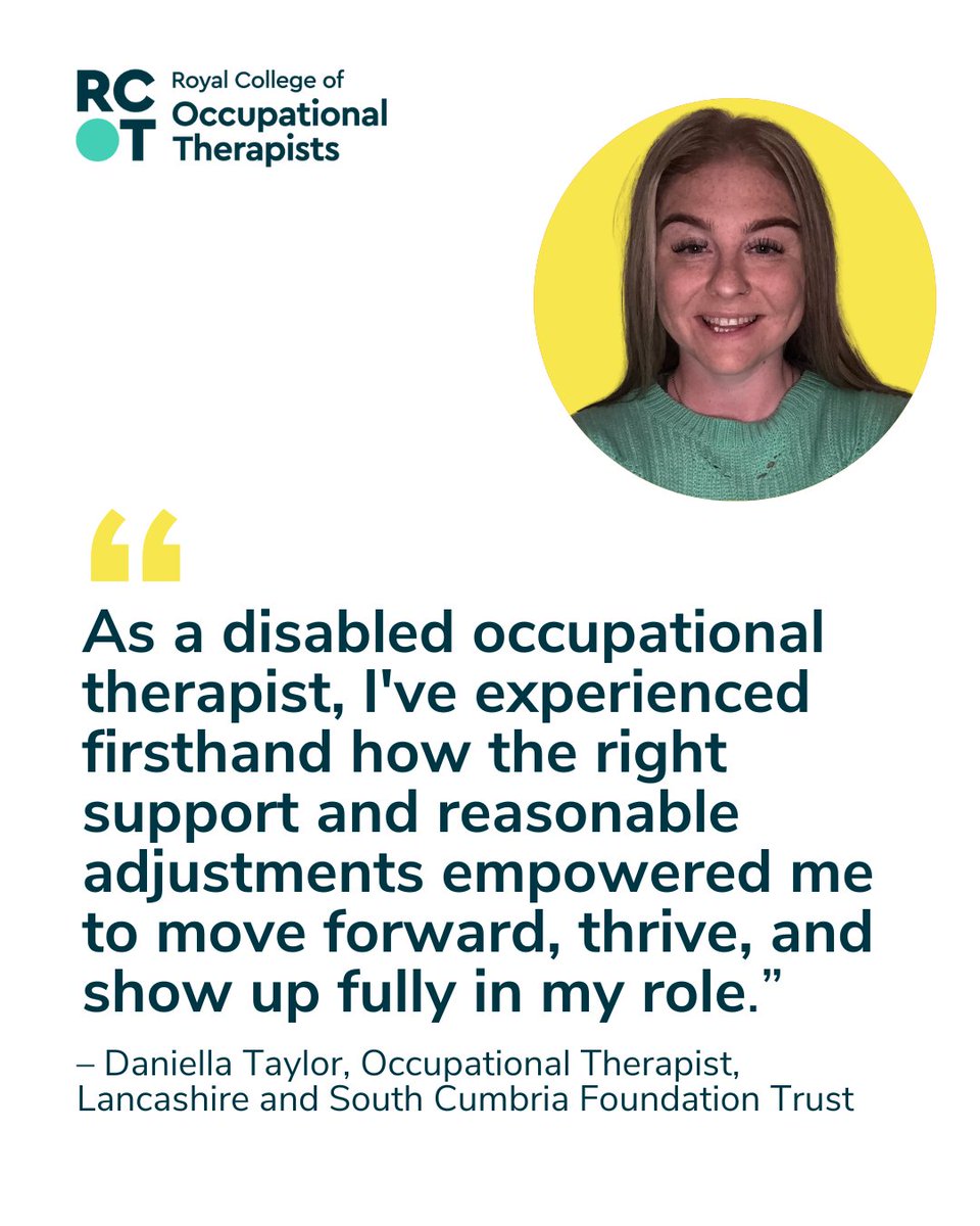 Excited for Members’ Day? 🎉

Daniella joins the panel on practice-based learning for OT practice – exploring how we support the next generation through inclusive placements.

Don’t miss out, join us in Edinburgh on Tuesday 17 June: loom.ly/xkI90Zc