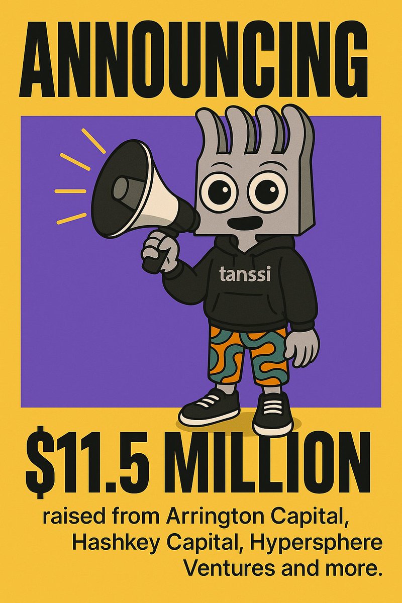 AkhiAklima1's tweet image. Top global investors are backing @TanssiNetwork on its mission to redefine modular blockchain infrastructure.

With the support of Arrington Capital, HashKey Capital, Hypersphere Ventures &amp;amp; more —
Tanssi has raised $11.25M to power the next wave of appc @TanssiNetwork