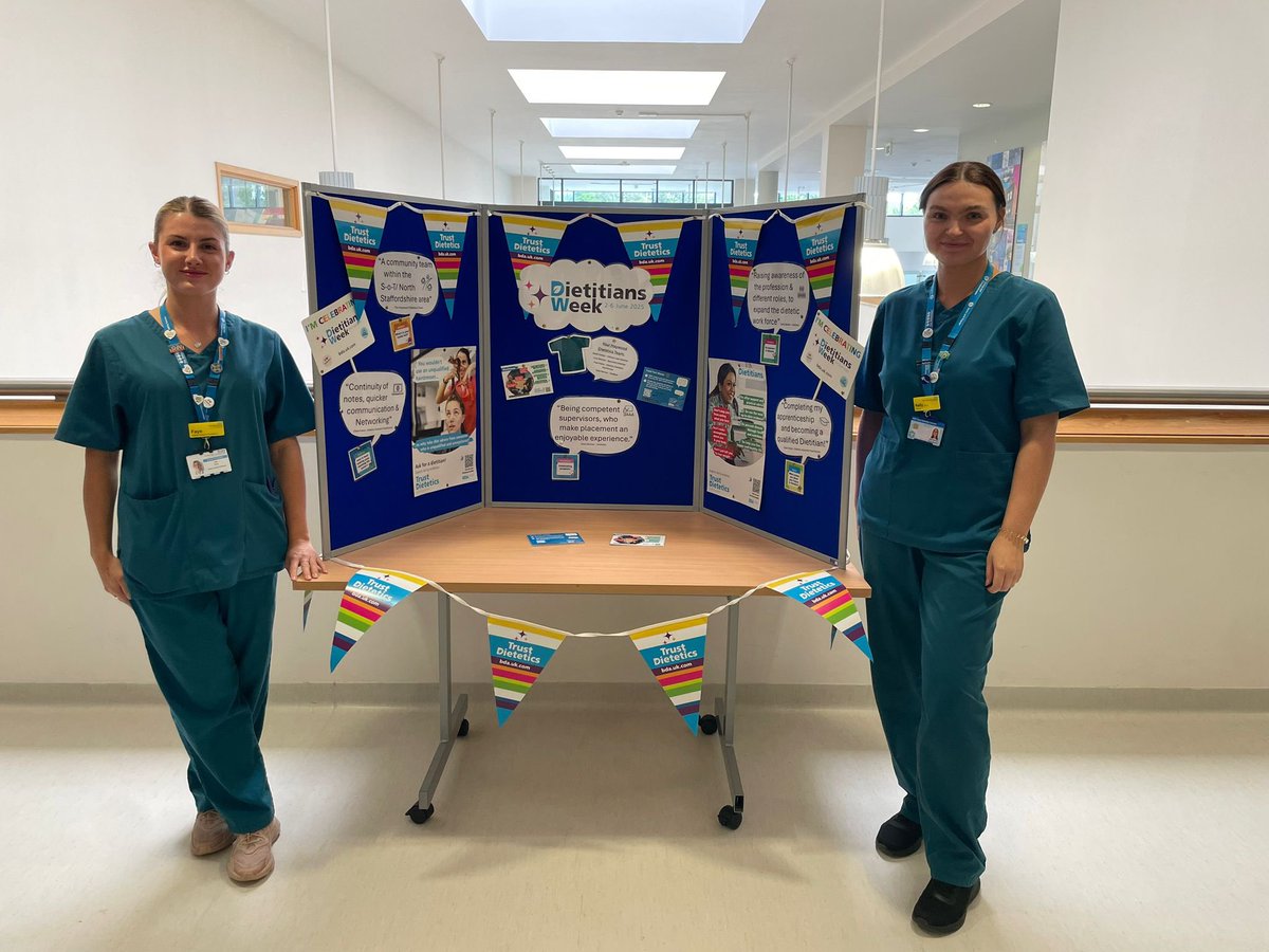 Dietitans week continues at the Haywood celebrating progress, supporting staff to expand within roles with ongoing education to develop skills further <a href="/mpftnhs/">Midlands Partnership University NHS FT</a> <a href="/BDA_Dietitians/">British Dietetic Association</a> <a href="/NeilCarrMPFT/">Neil Carr</a> #haywood #DW2025 #MPFT #Dietitian