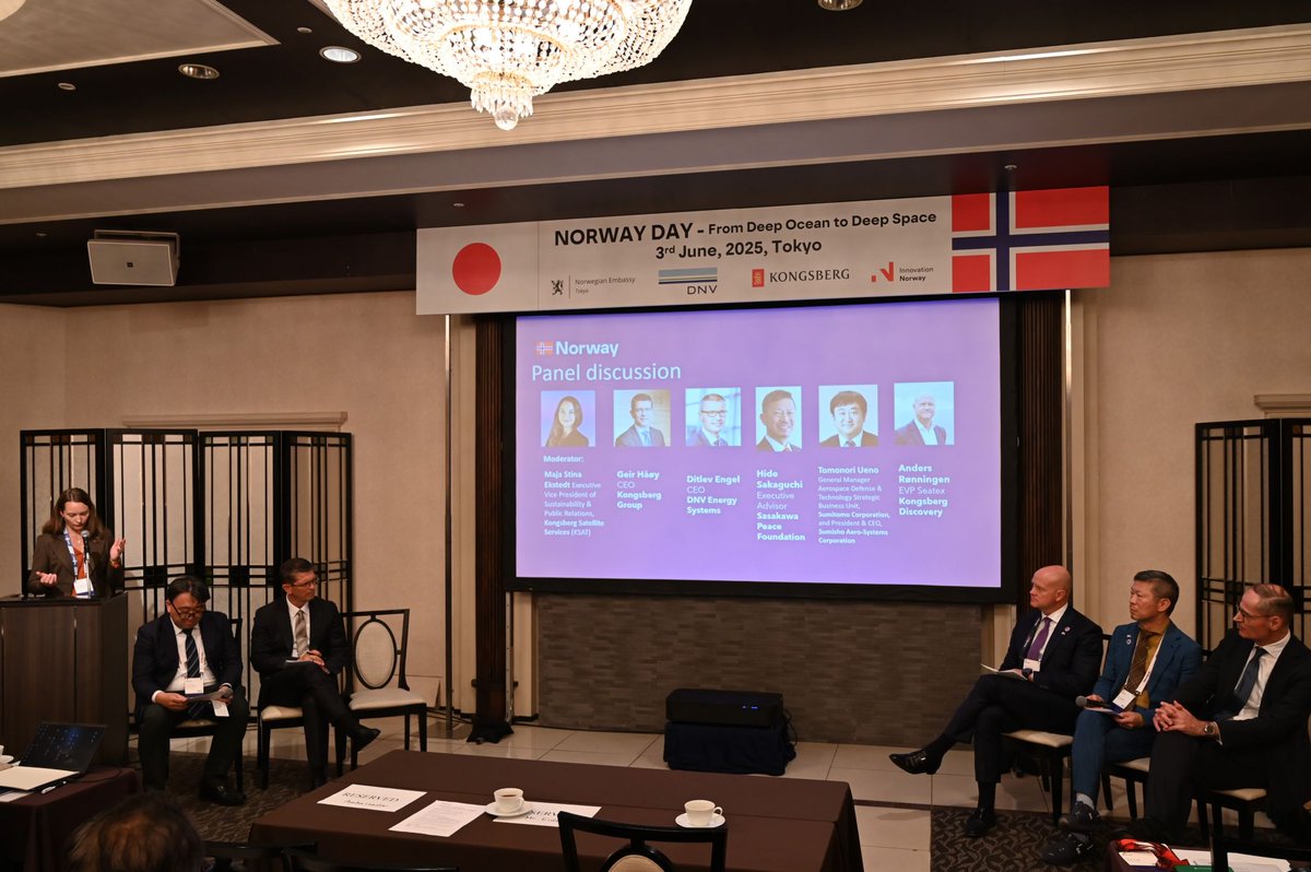 日本の「チームノルウェー」が戦略的分野を代表する🇯🇵🇳🇴の企業を招いたビジネスセミナーを開催。アイデ外相とシルスタ貿易産業副大臣による基調講演も交え、経済成長と持続可能な未来の共有に不可欠な経済安全保障、強靭なサプライチェーンや最重要インフラなど、多くの有意義な議論が行われました🙌