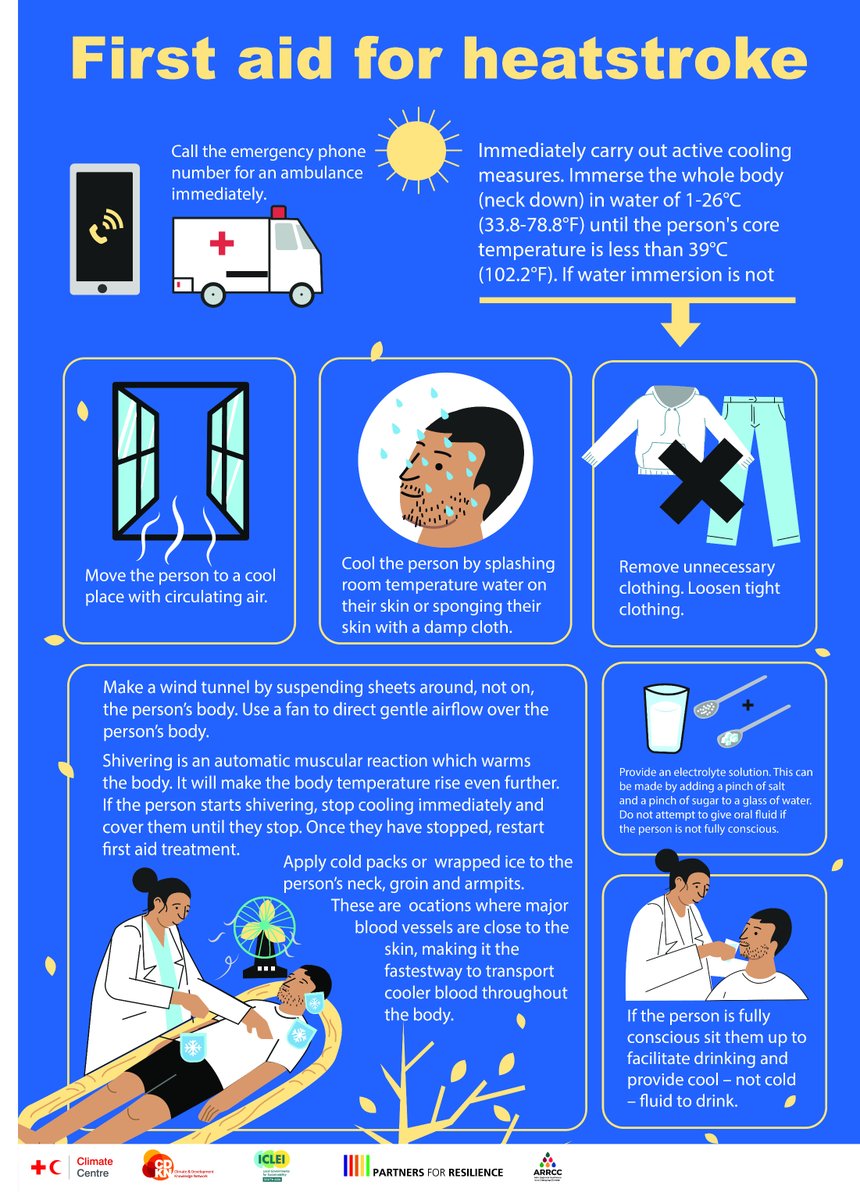 IFRC Asia Pacific (@ifrcasiapacific) on Twitter photo Climate change is turning up the heat worldwide. But together with <a href="/RCClimate/">Climate Centre</a>, we can #BeatTheHeat! 🔥 Here’s what to do if someone shows signs of heatstroke.
#HeatActionDay2025 #FirstAid #HeatSafety Climate change is turning up the heat worldwide. But together with <a href="/RCClimate/">Climate Centre</a>, we can #BeatTheHeat! 🔥 Here’s what to do if someone shows signs of heatstroke.
#HeatActionDay2025 #FirstAid #HeatSafety