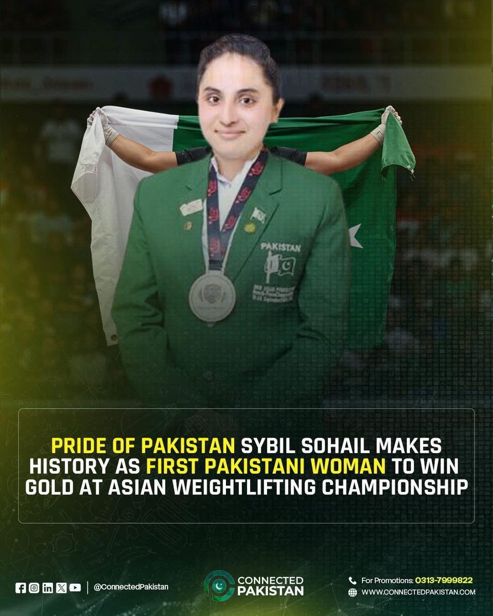 emnpk's tweet photo. Congratulations Sis Sybil, a Pakistani Christian who won Gold medal for our Pakistan. She belongs from Lahore and we both honored with Pride of Pakistan on same day in March 2021. We Nation proud of you Sybil
Pakistan Zindabad. https://t.co/1xqilbsLsq