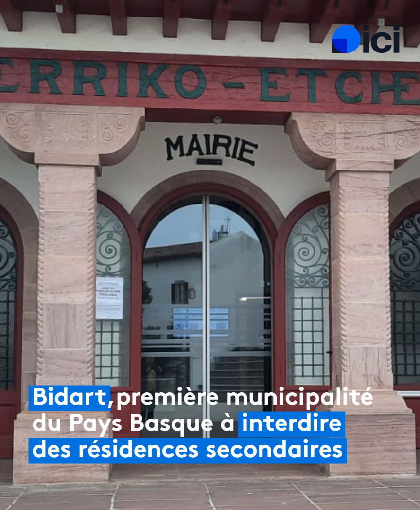 Bidart est la première commune basque à s'emparer de la nouvelle loi Echaniz-Le Meur pouvant imposer une "servitude de résidence principale" sur toute nouvelle construction dans une zone donnée.l.ici.fr/GSS