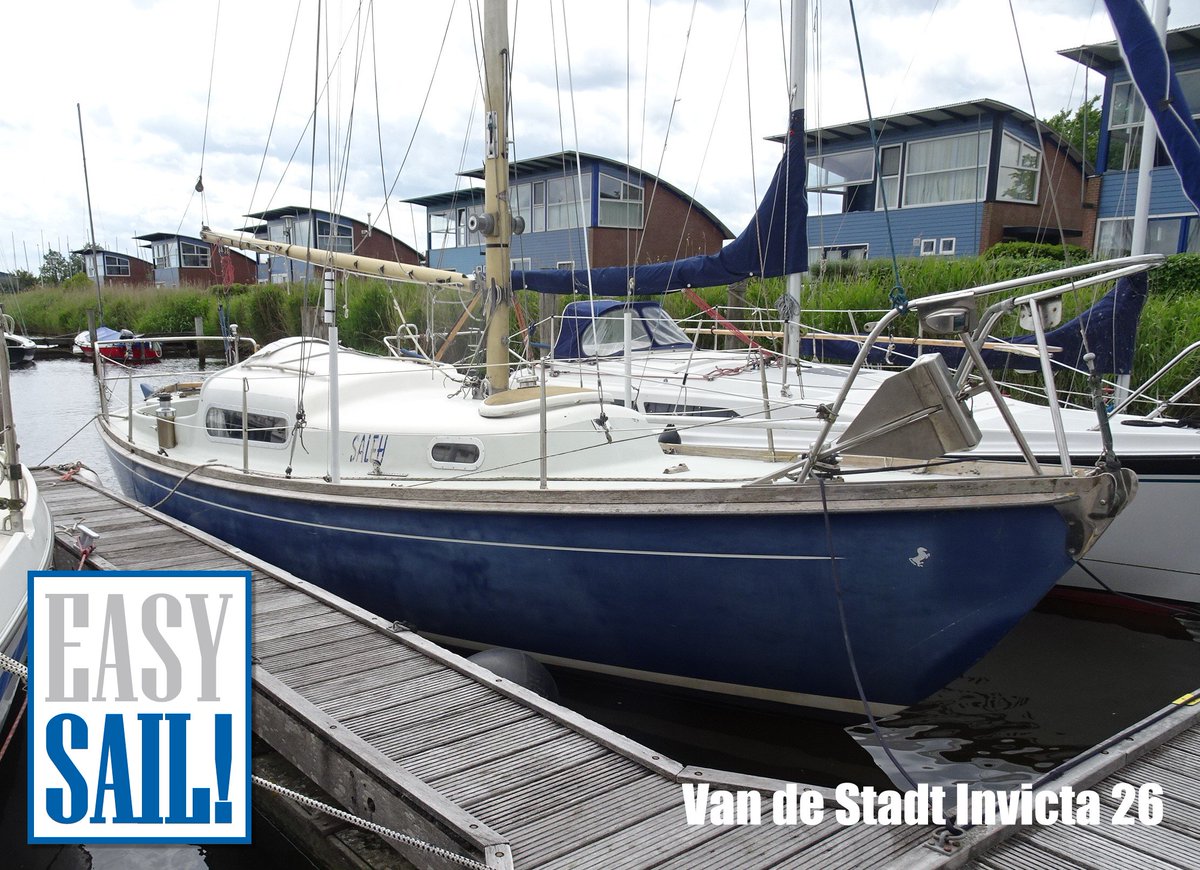 NIEUW in de VERKOOP!

Van de Stadt Invicta 26 #zeiljacht. Een meer dan goede zeiler en zeer geschikt voor #regatta zeilen en clubwedstrijden. Vraagprijs € 4.850,- voor deze snelle dame. Op easysail.nl staan meer foto's en info over dit leuke en complete zeiljacht.