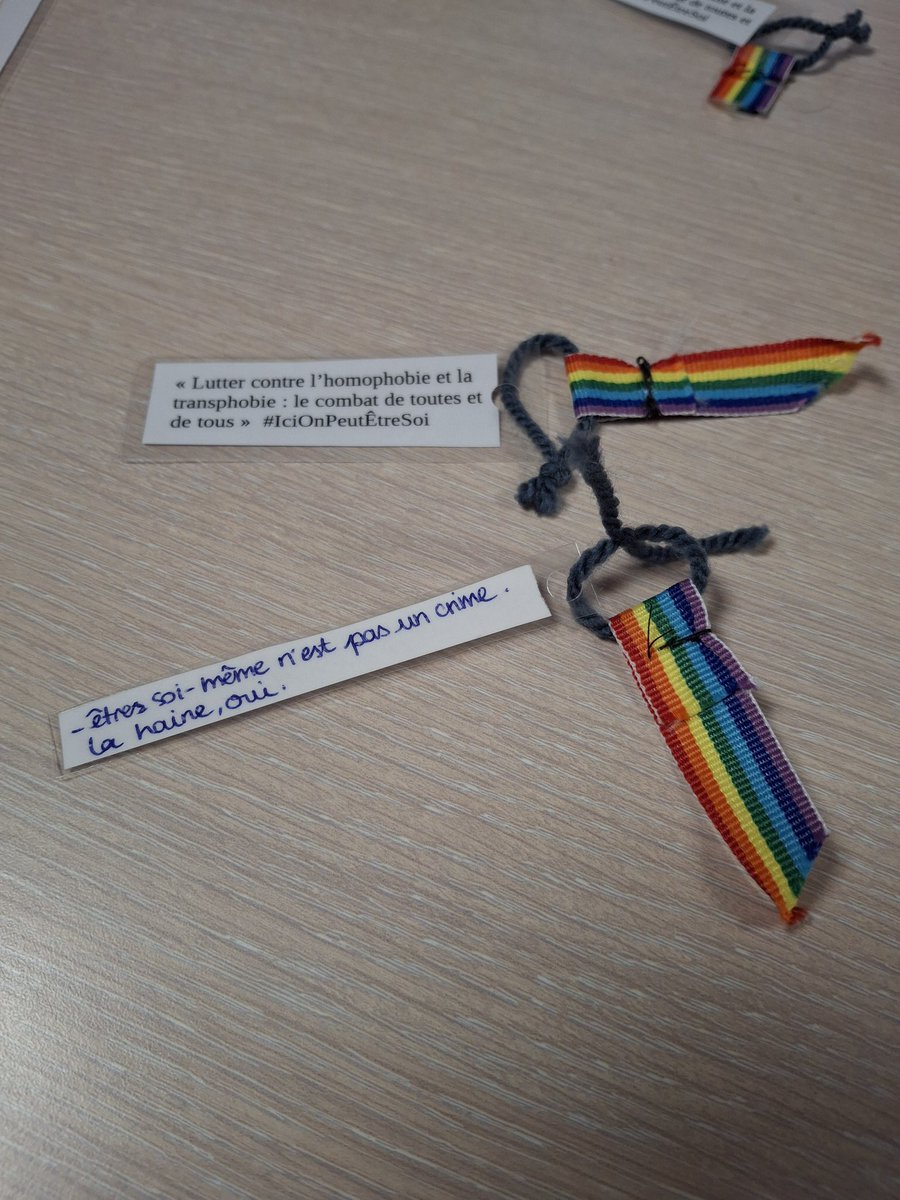 LPNeauphle's tweet photo. Semaine des fiertés 🏳️‍🌈 au lycée avec des ateliers conçus par les élèves de Terminale TG1, TG2 et TSTMG1 :
🧡 atelier déconstruction des préjugés
💛 atelier découverte des drapeaux de la communauté LGBTQIA+
💙 jeu de rôle : prescription de médicaments contre les LGBTQIA+phobies https://t.co/qNVo7OHe1L
