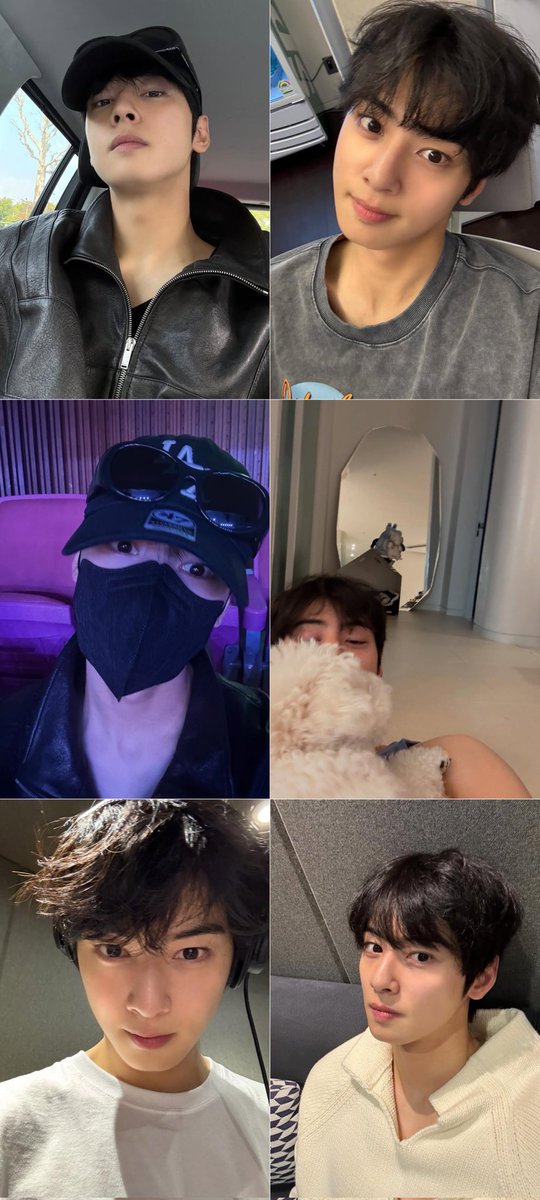 i swear eunwoo drops selfies like he’s your boyfriend trying to cheer you up