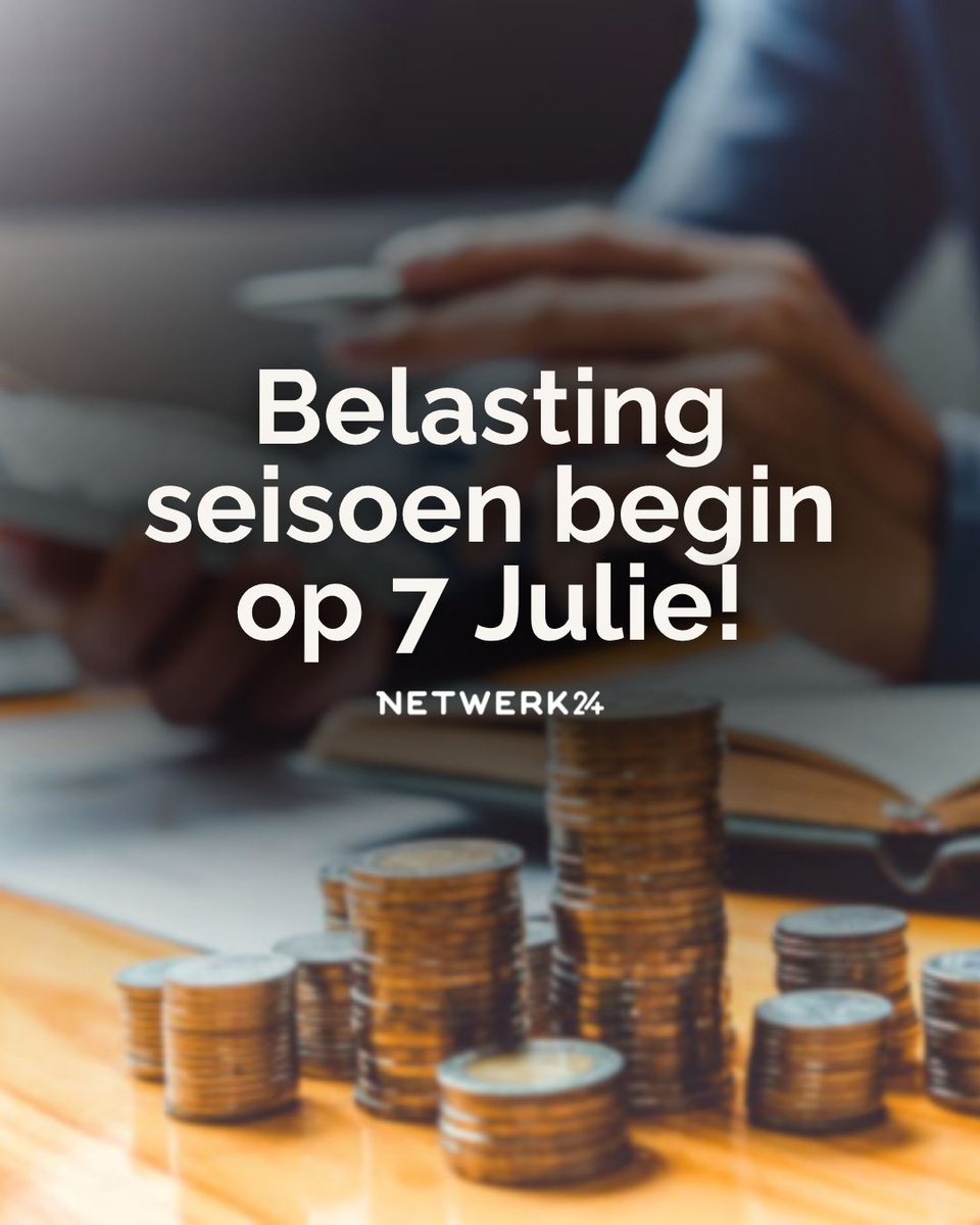 Belastingseisoen begin vanjaar op 7 Julie en duur tot 20 Oktober, het die Suid-Afrikaanse Inkomstediens aangekondig. ||#belasting #SAID #SARS #tax
brnw.ch/21wT8Na