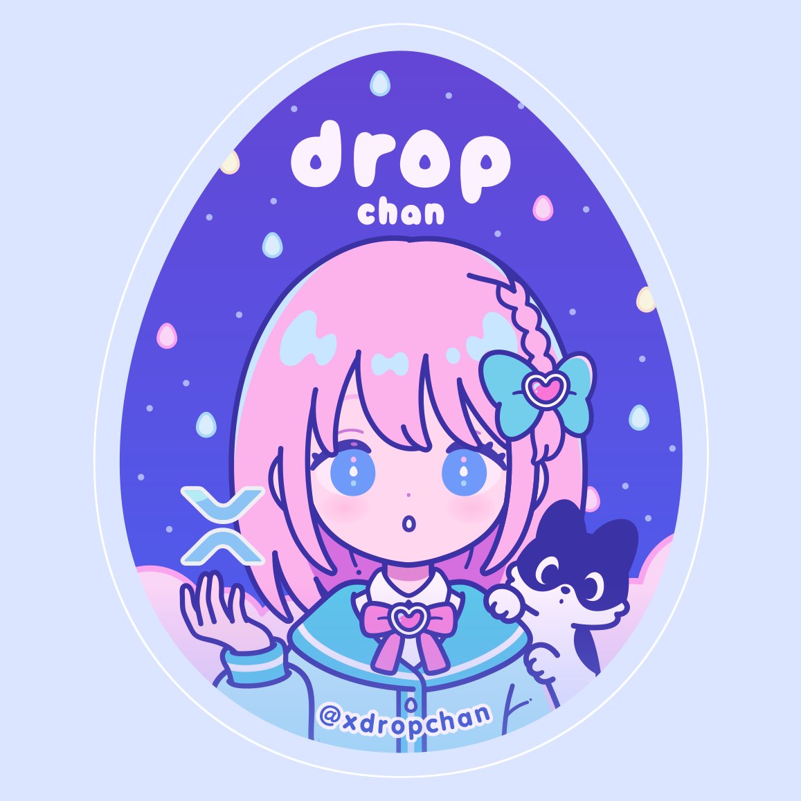 XRPL Japanさんが、XRPL Apexで配布するステッカーをたくさん作ってくださいましたよー！
私は欲張って犬とdropchanの2種で参加させていただいてます🐶💧
XRPL Japanさん、ありがとうございます♪