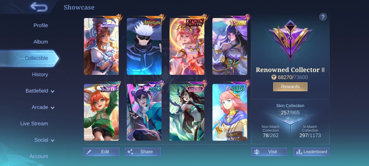devirenesme's tweet image. For salea akun Mobile legends 
Open rekber