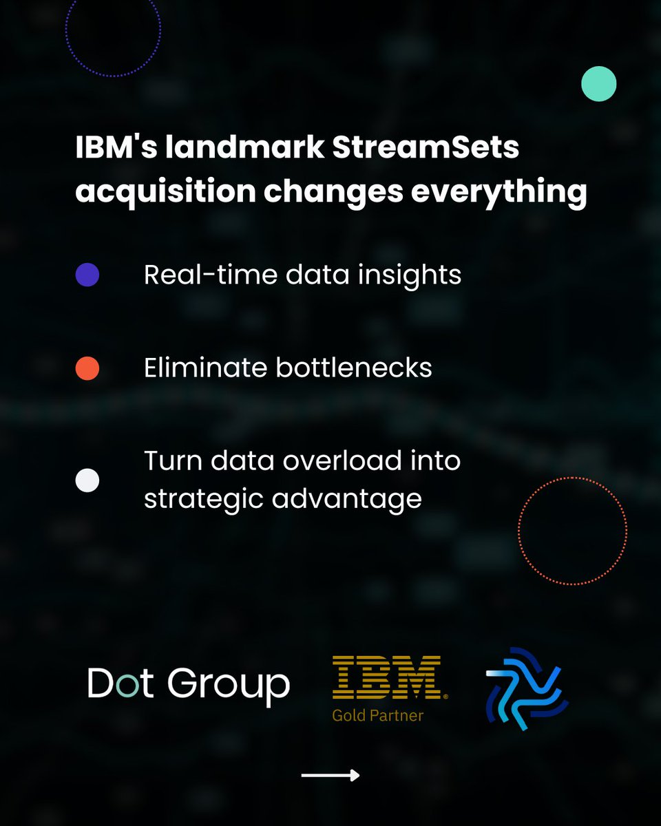 DOTGroupLtd's tweet image. The future of data integration is here. Join Dot Group&apos;s webinar to discover the new #DataIntegration #ControlPlane - a unified experience that reduces tool sprawl and enables workload portability. Be among the first to see this paradigm shift: bit.ly/4mrLXBI  
@IBM