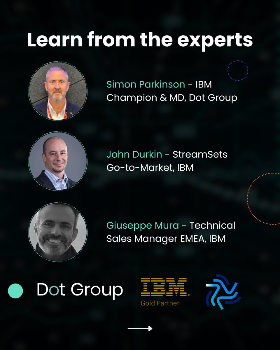 DOTGroupLtd's tweet image. The future of data integration is here. Join Dot Group&apos;s webinar to discover the new #DataIntegration #ControlPlane - a unified experience that reduces tool sprawl and enables workload portability. Be among the first to see this paradigm shift: bit.ly/4mrLXBI  
@IBM