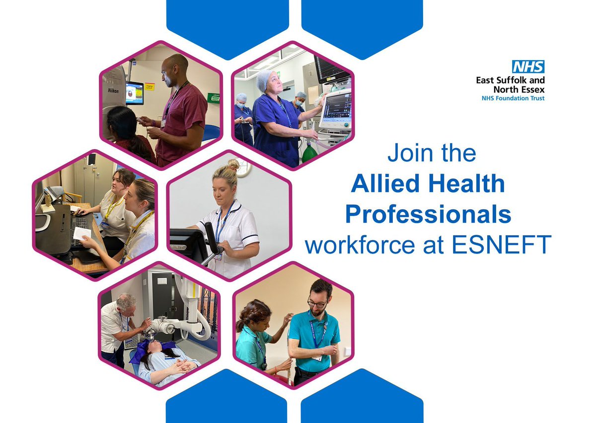 Are you looking for the next step in your career as an AHP (Allied Health Professional), or looking to return to work in the job that you love?❤️ 

👉 Find out more here: buff.ly/HeeNKjq 

#AHP #NHS #NHSJobs #AHPCareers #TimeToShine