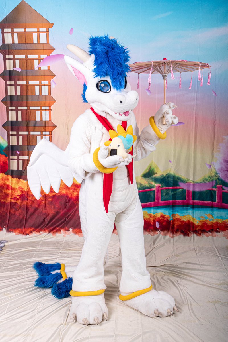 Japan 🇯🇵 but actually Sweden 🇸🇪!

#FursuitEveryday