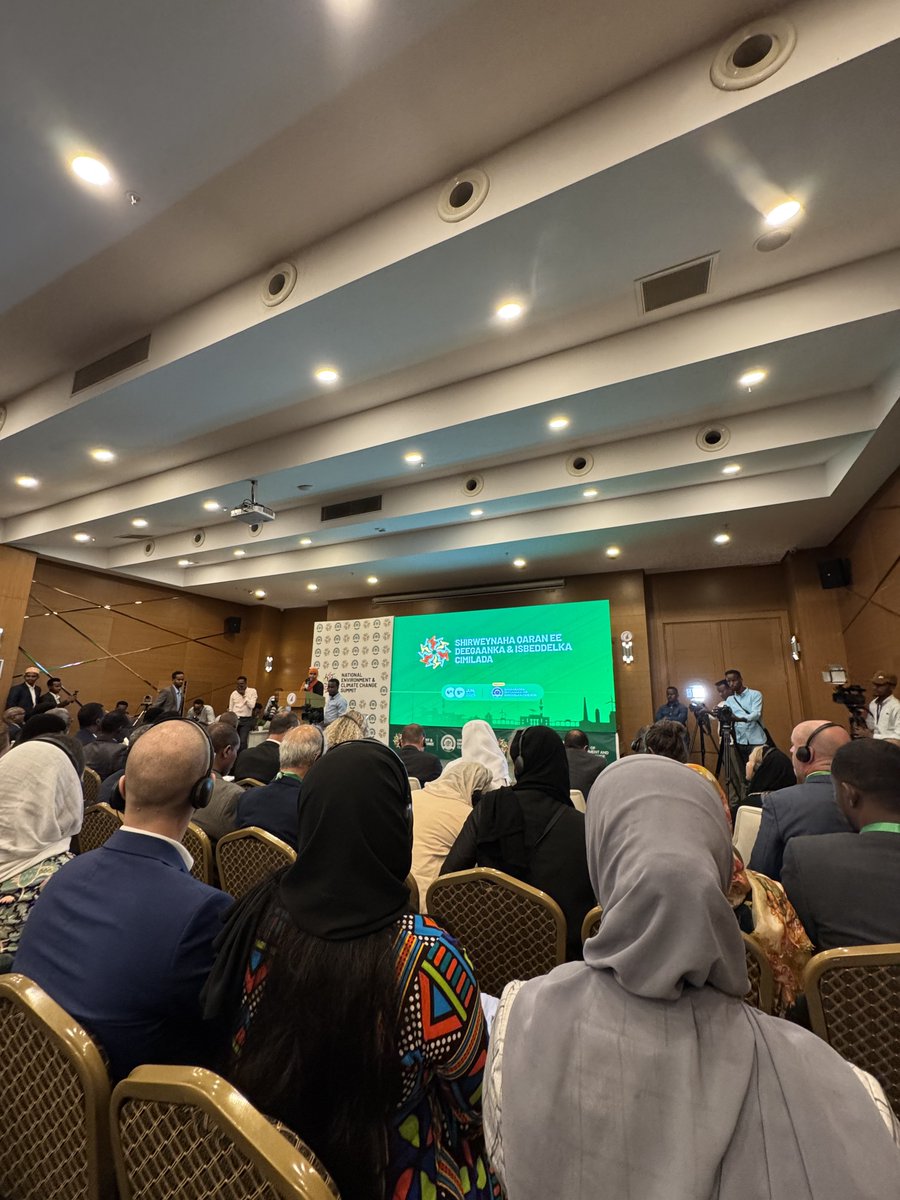 Abdifatah Hassan Ali 🇸🇴 (@iamabdi5) on Twitter photo Joining the National Environment and Climate Change Summit organized by <a href="/MoECC_Somalia/">Ministry of Environment & Climate Change 🇸🇴</a> and <a href="/ndcpartnership/">NDC Partnership</a>, where important documents & initiatives such as NDC 3.0, the National Adaptation Plan and National Climate Finance Strategy are being discussed. Joining the National Environment and Climate Change Summit organized by <a href="/MoECC_Somalia/">Ministry of Environment & Climate Change 🇸🇴</a> and <a href="/ndcpartnership/">NDC Partnership</a>, where important documents & initiatives such as NDC 3.0, the National Adaptation Plan and National Climate Finance Strategy are being discussed.