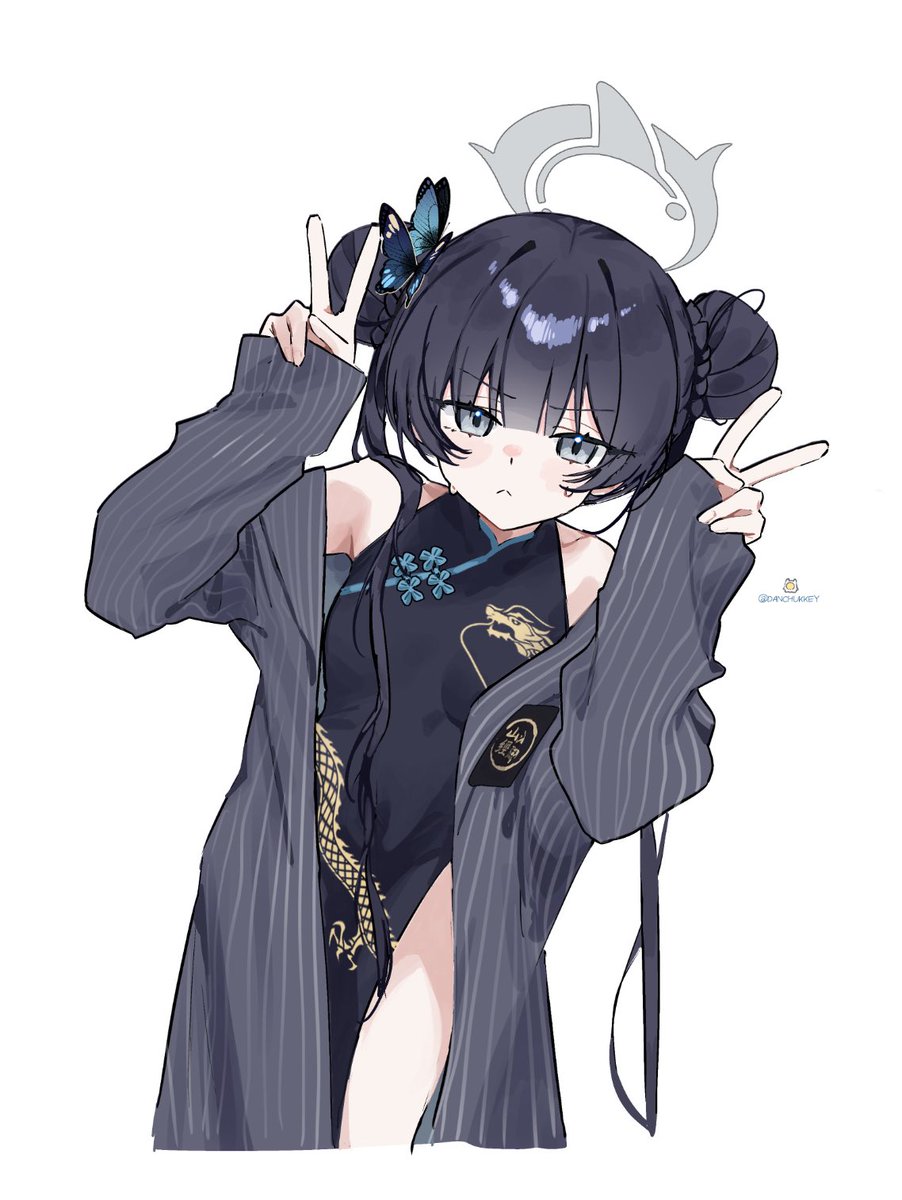 DANCHUKKEY's tweet photo. day97_🦋
#BlueArchive #ブルアカ 
#100日チャレンジ https://t.co/Vxb19x8ii6