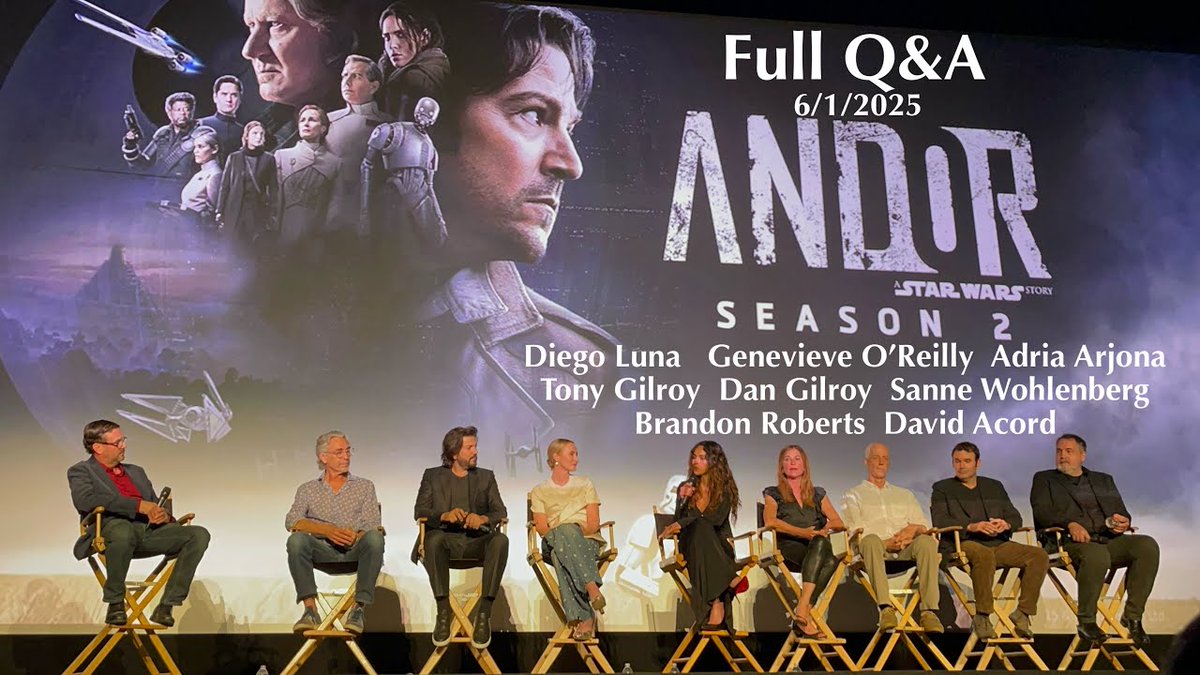 JediNewsNetwork's tweet photo. Andor Cast Q&A with Indiewire | Recorded June 1st - https://t.co/ikhvfZROmh #StarWars #DisneyPlus #Lucasfilm @StarWars @DisneyPlus @AndorOfficial #DiegoLuna #AdriaArjona #GenevieveOReilly #TonyGilroy #DanGilroy #SanneWohlenberg #DavidAcord #BrandonRoberts @TheImperialcomm https://t.co/n2wBCqJxyW