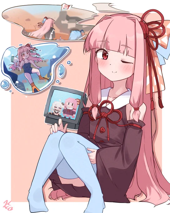 mocoさんyoutube登録者数15万人記念で支援絵です おめでとうございますー! #78アート